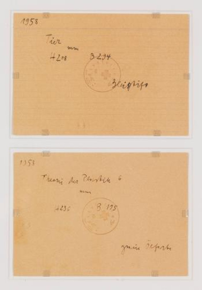 Untitled (Note Cards) by Joseph Beuys