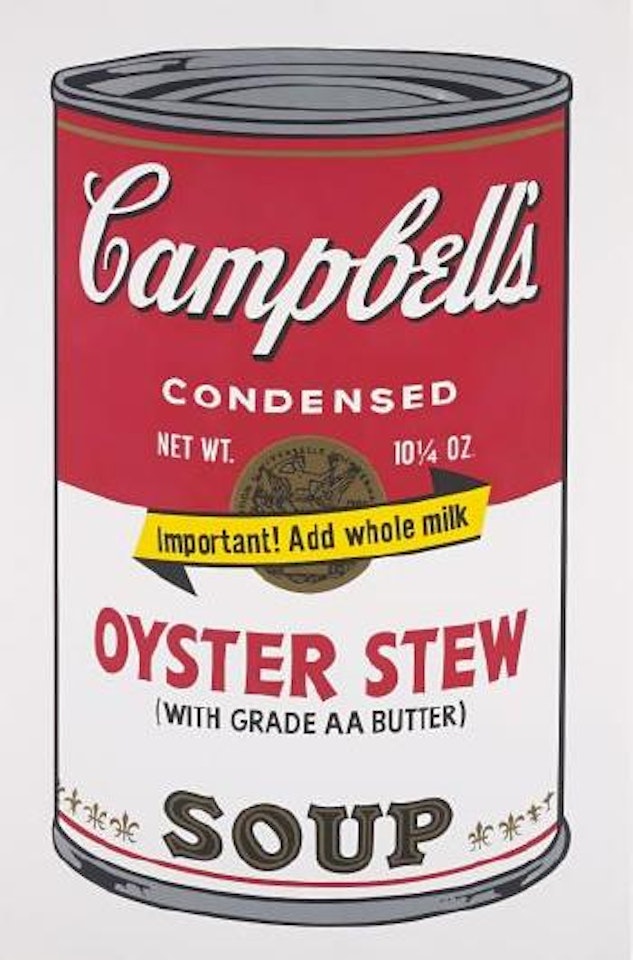 Oyster Stew, from Campbell's Soup II, 1969 by Andy Warhol