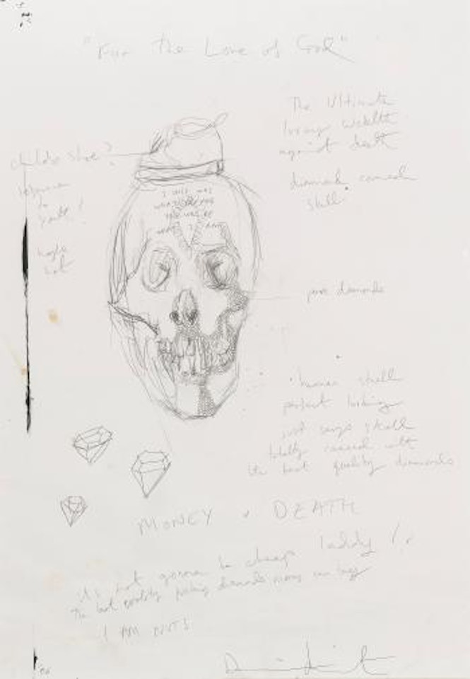 For The Love of God (With Child's Shoe) by Damien Hirst