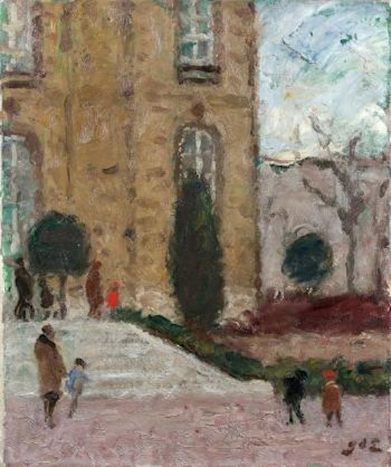 L'entrée de l'Hôtel de Biron (Musée Rodin) by Georges d’Espagnat