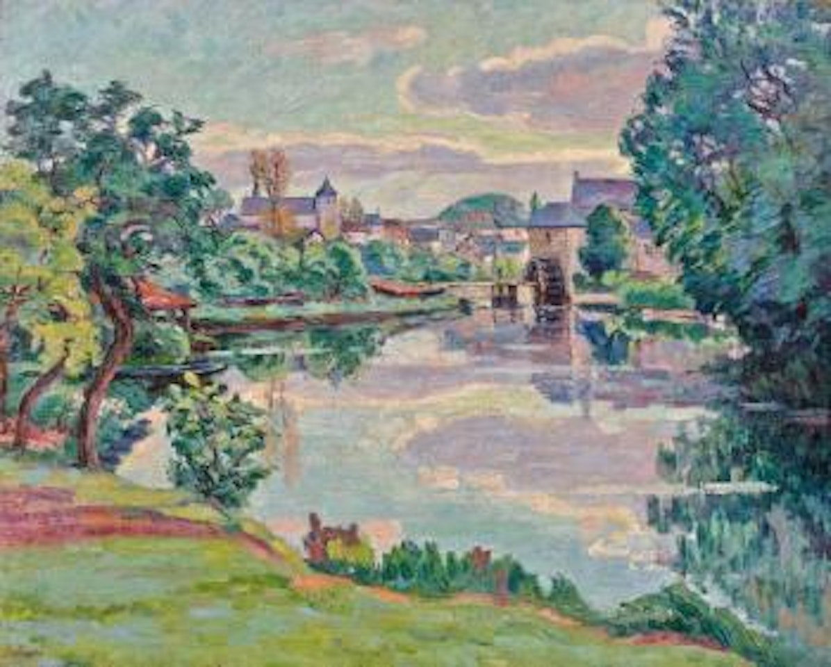 Poitiers, jardin le soir by Armand Guillaumin