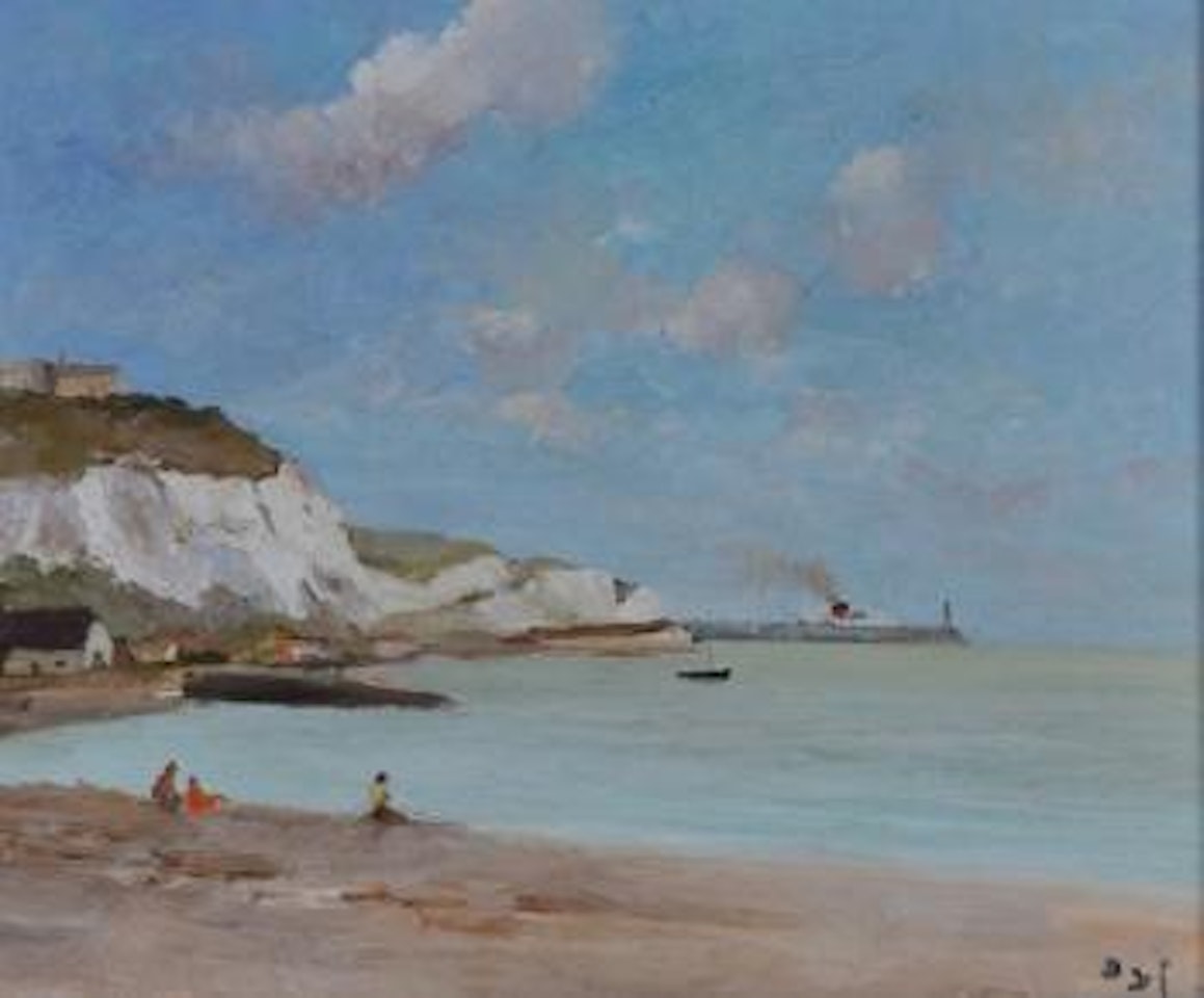 Falaises sur la Manche by Marcel Dyf