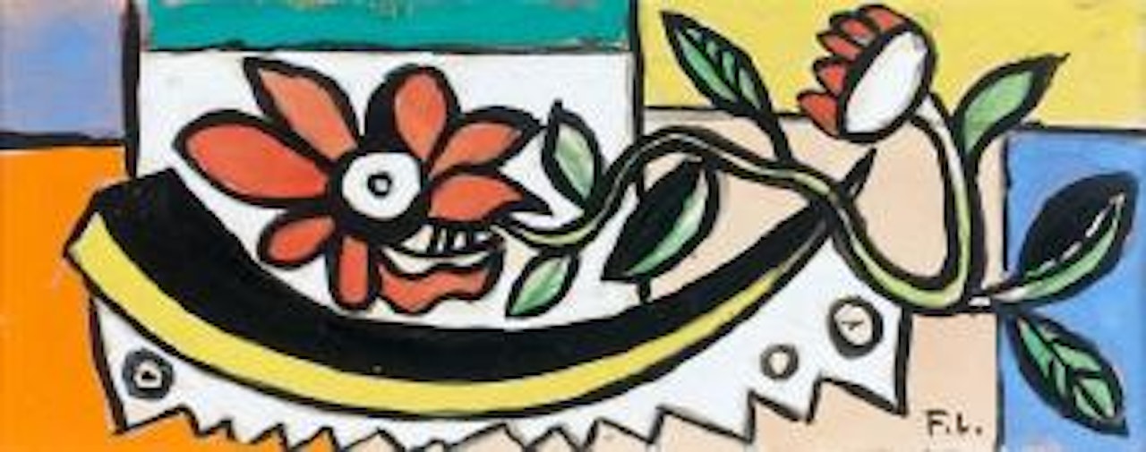 Nature morte aux fleurs by Fernand Leger
