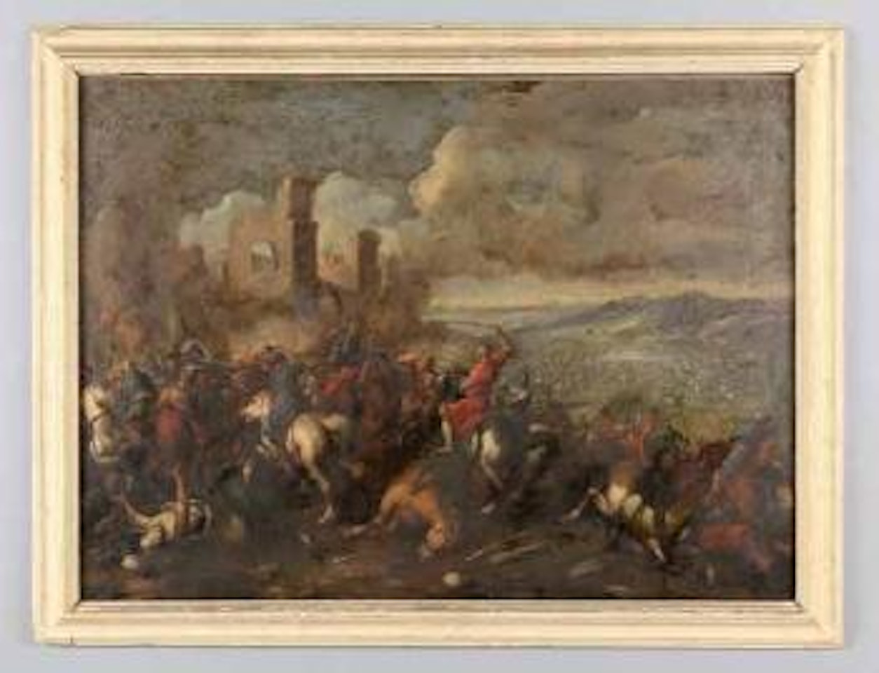 Battaglia tra Turchi e Cristiani by French School