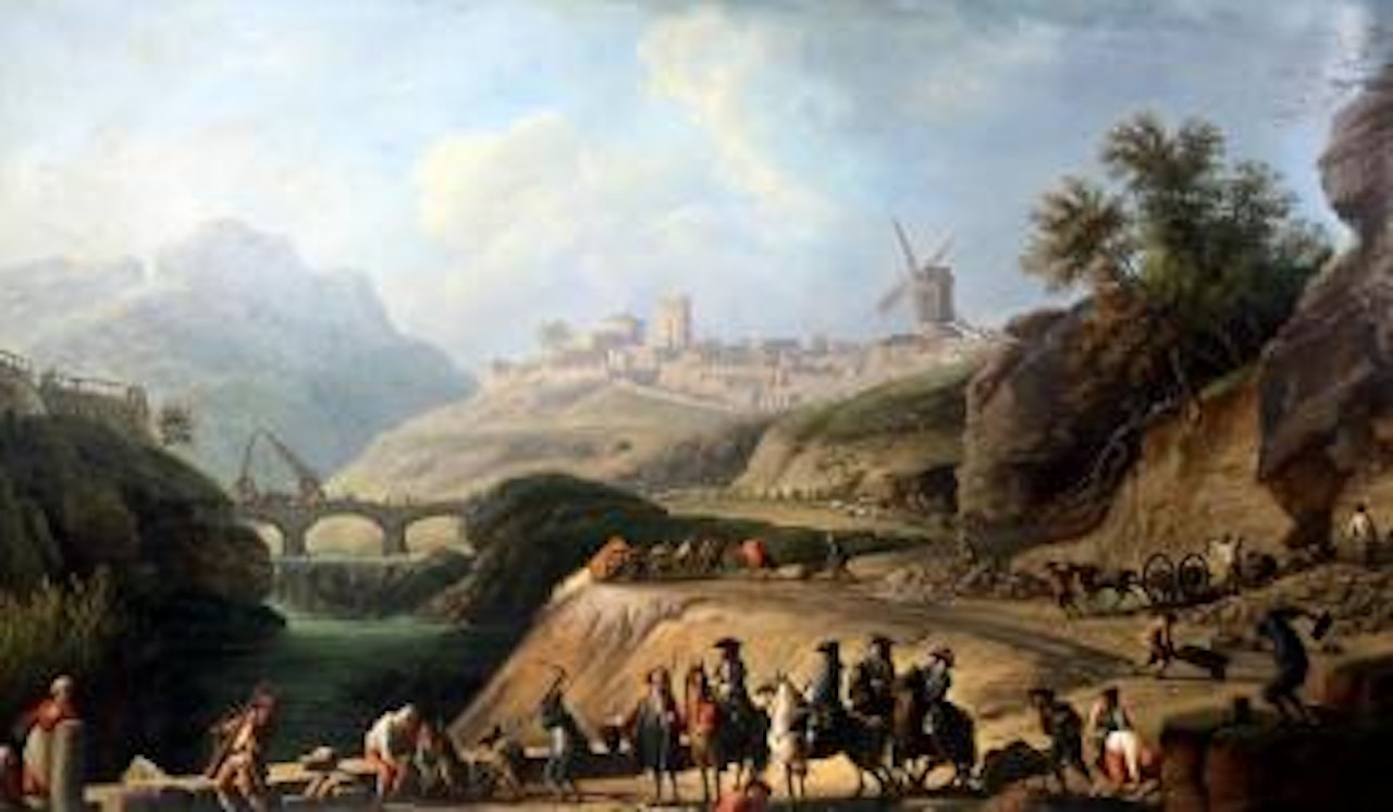 Construction d'un grand chemin by Radovan Mirazovitch by Claude Joseph Vernet