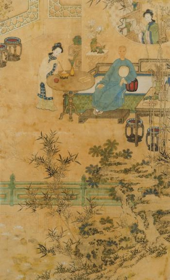 Lettré dans son intérieur by Chinese School