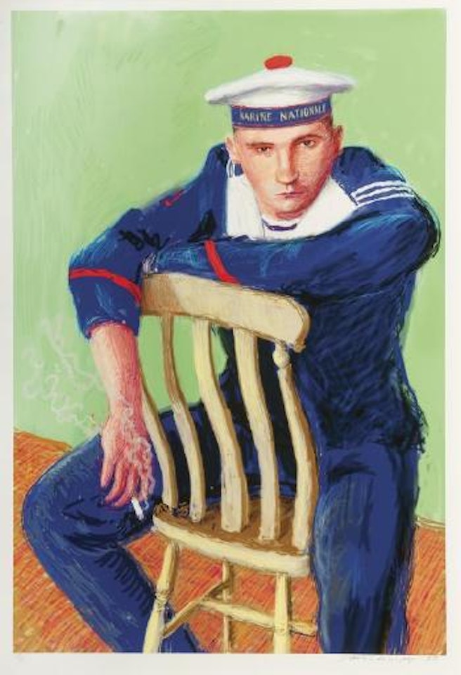 Matelot Kevin Druezz by David Hockney