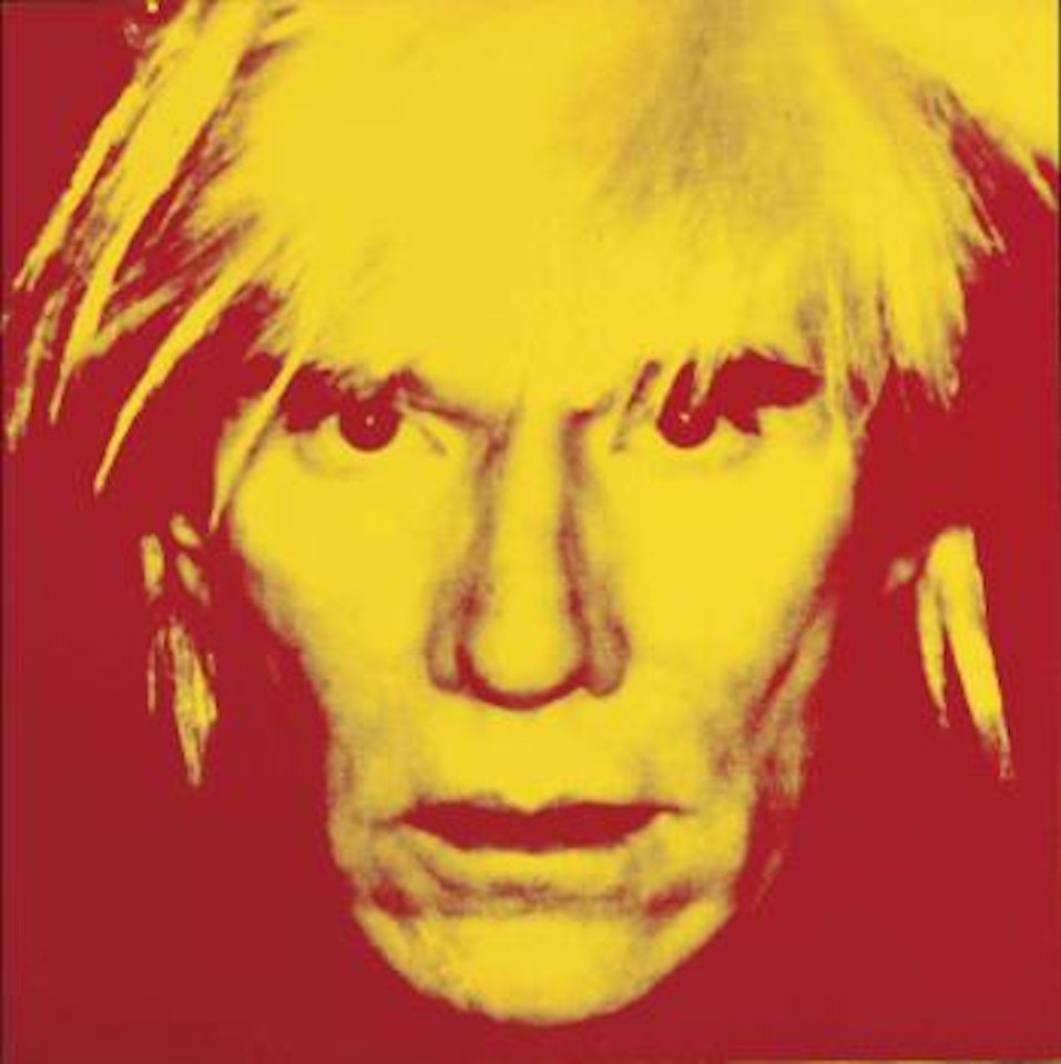 Self-portrait (Fright Wig) by Andy Warhol