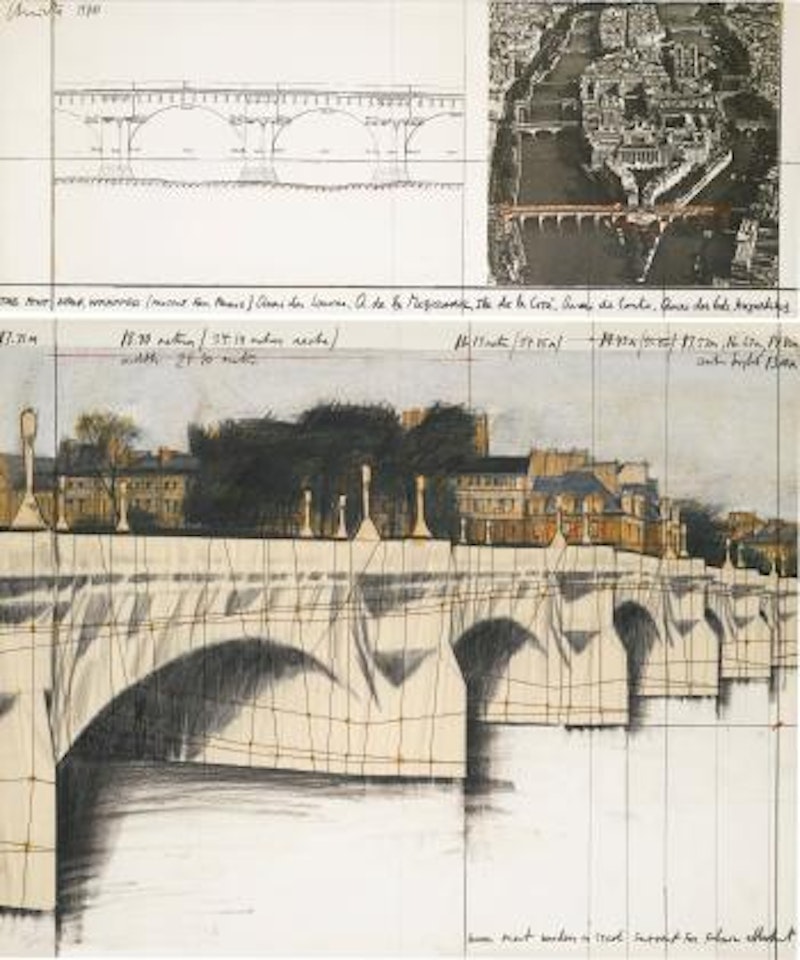 Pont Neuf Wrapped (Project For Paris) by Christo