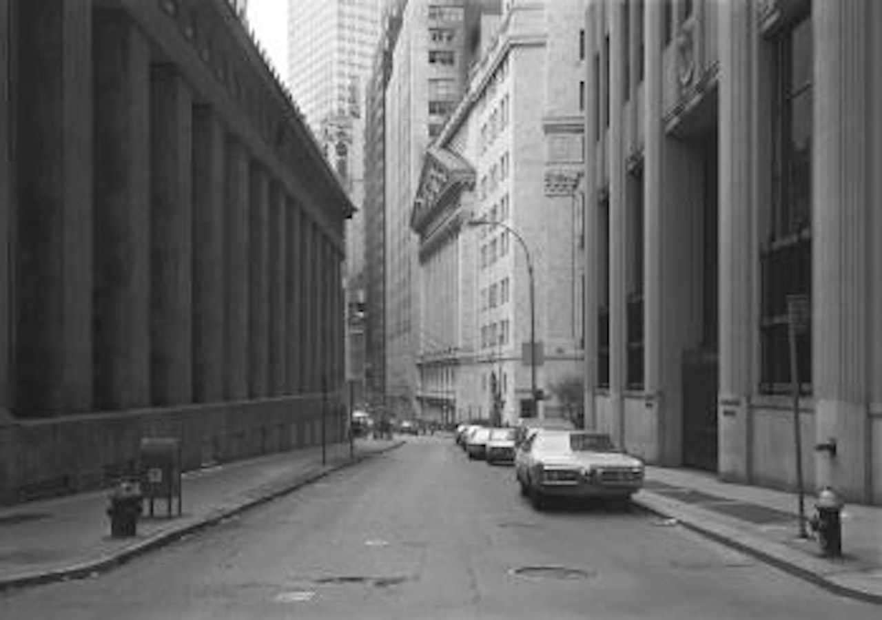 Nassau Street, At Wall Street, New York City by Thomas Struth