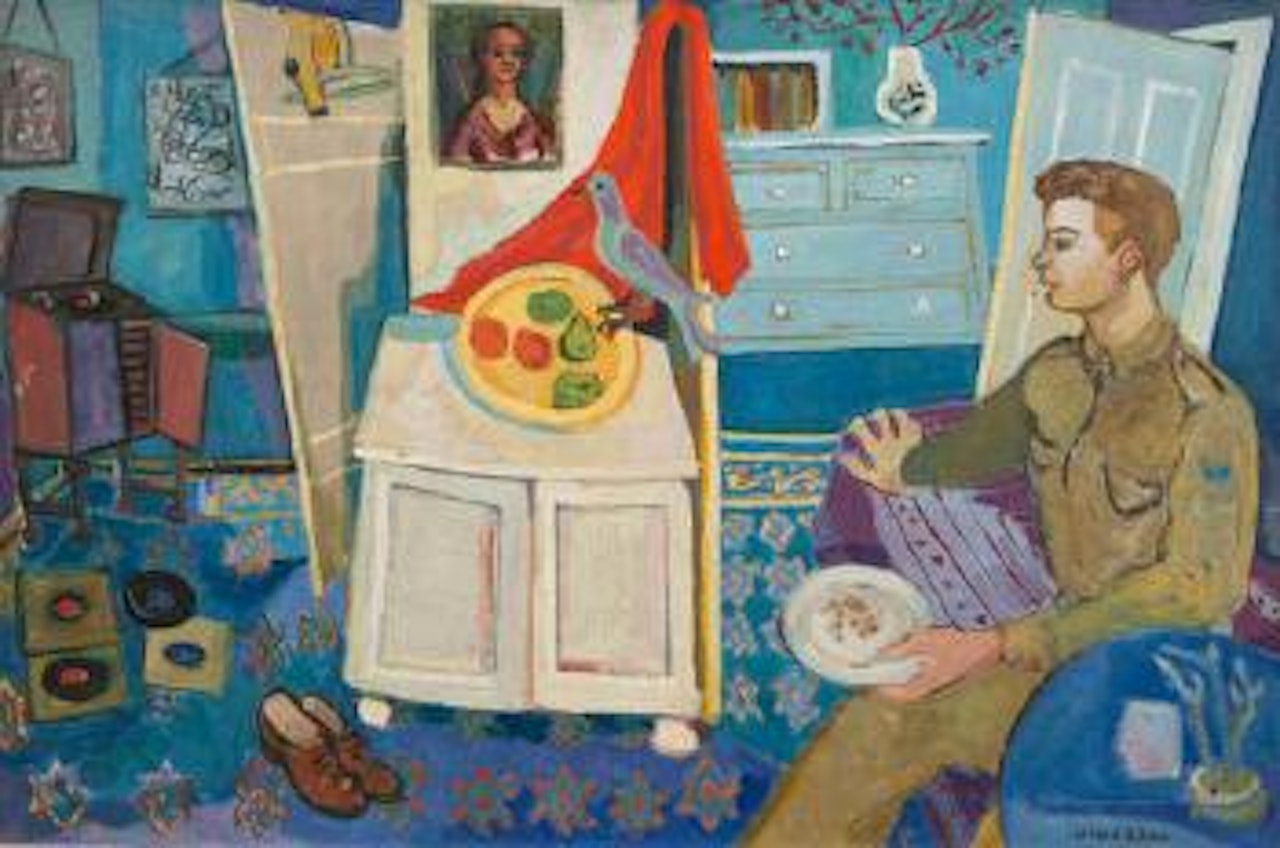 In the London flat by Gerard Dillon