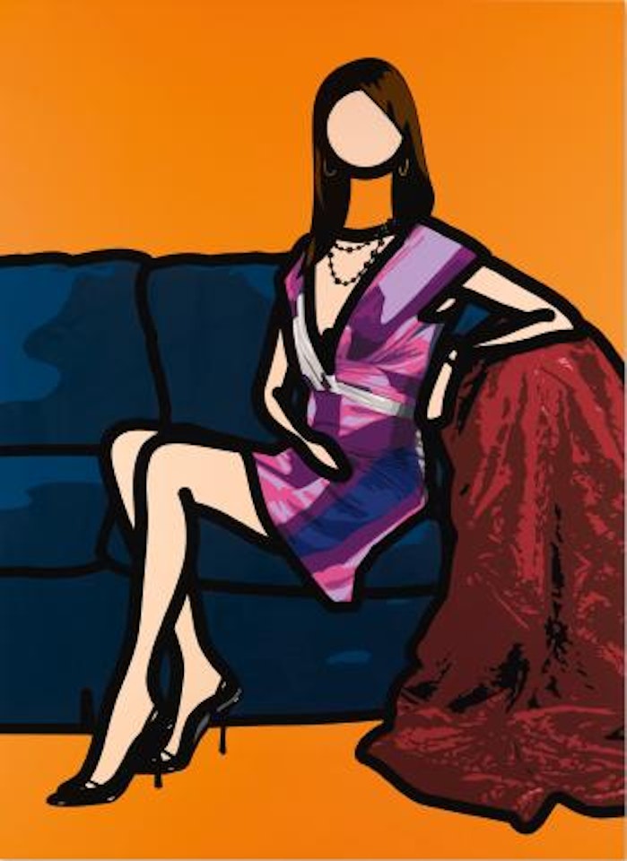 At The Studio With Ika 1 by Julian Opie