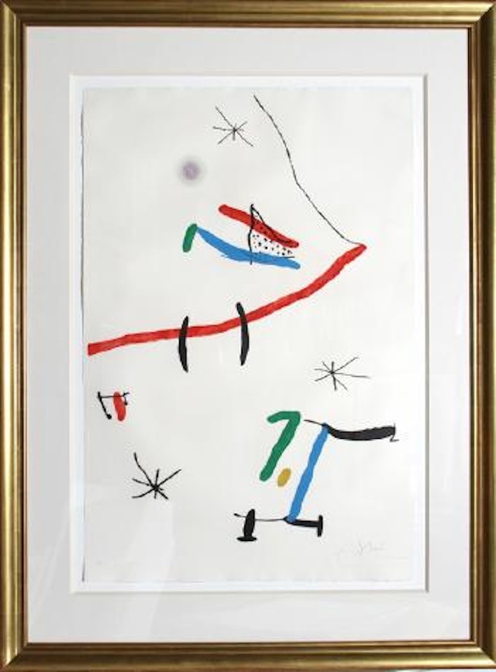 Barcelona, Plate 12 (Dupin 603) by Joan Miró