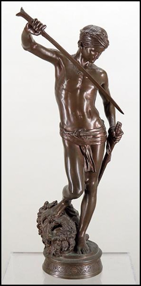 David and Goliath by Marius Jean Antonin Mercie