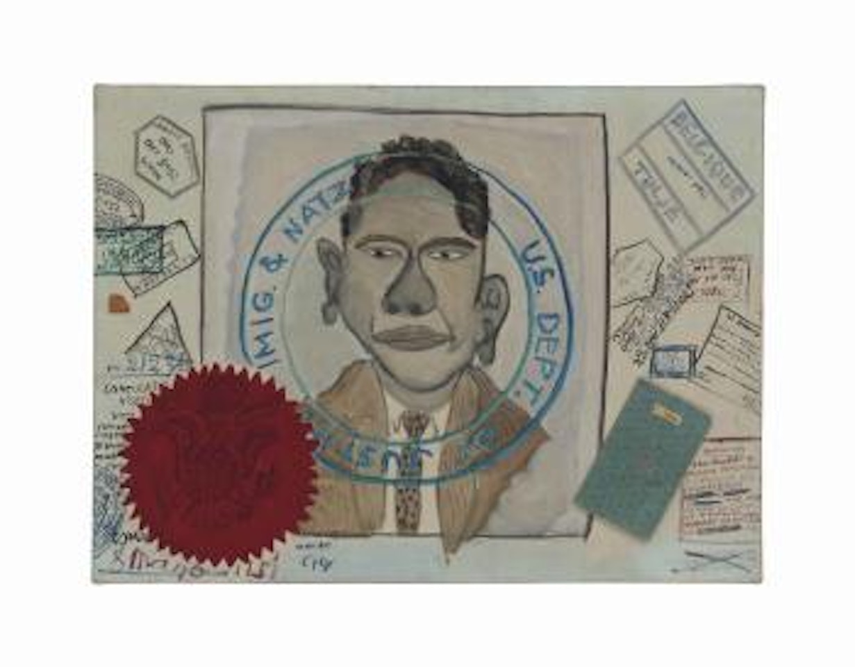 Portrait Of The Artist As a Young Ex-patriot by William Nelson Copley