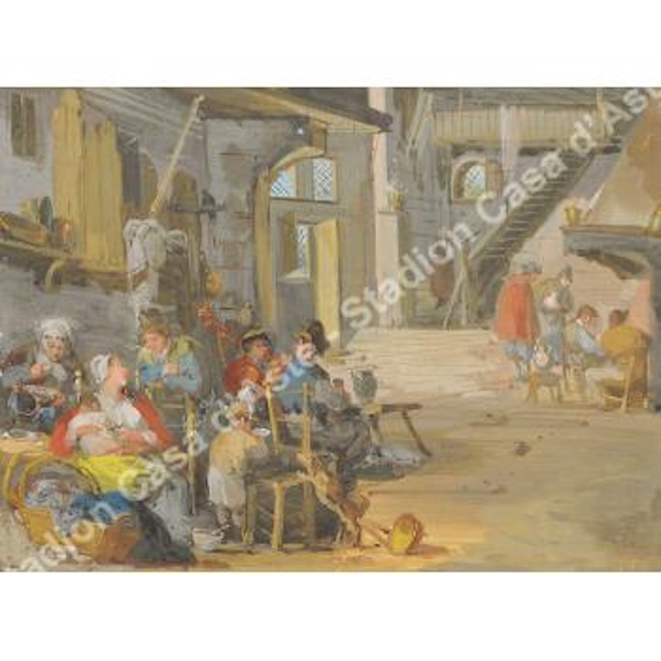 Scena di interno by Giuseppe Bernardino Bison