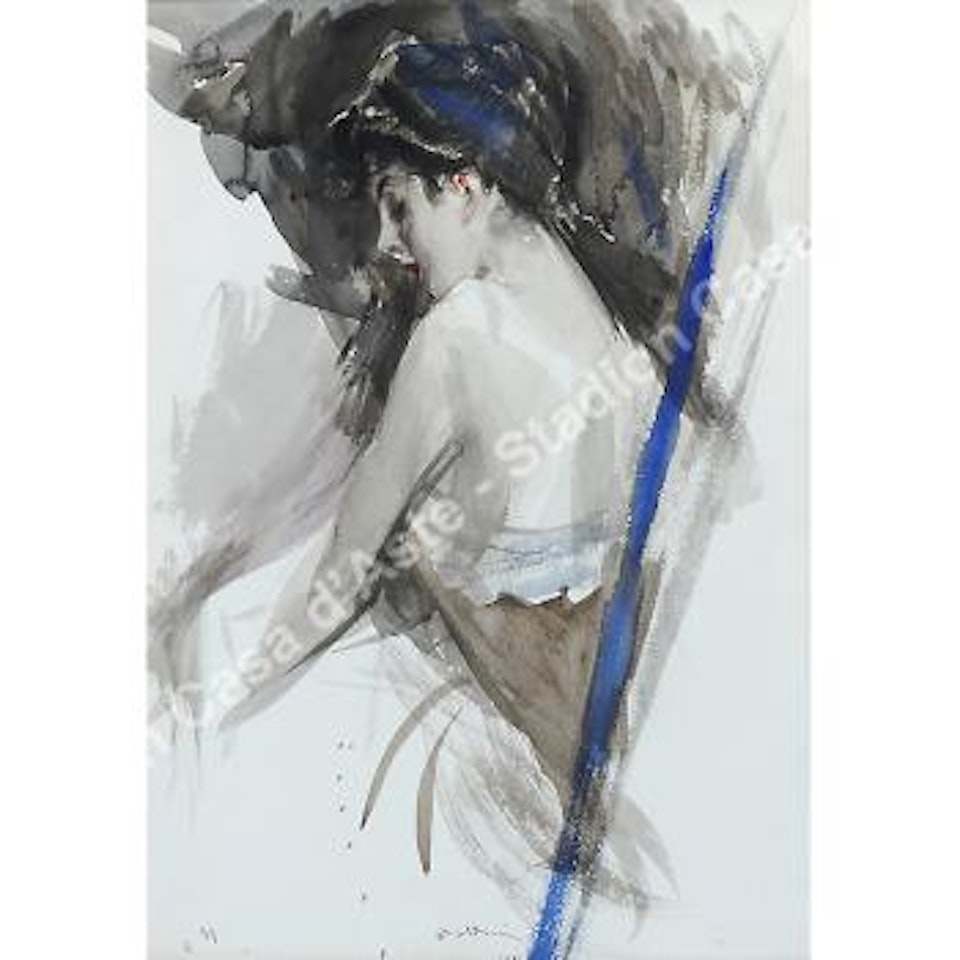 Modella seduta by Giovanni Boldini