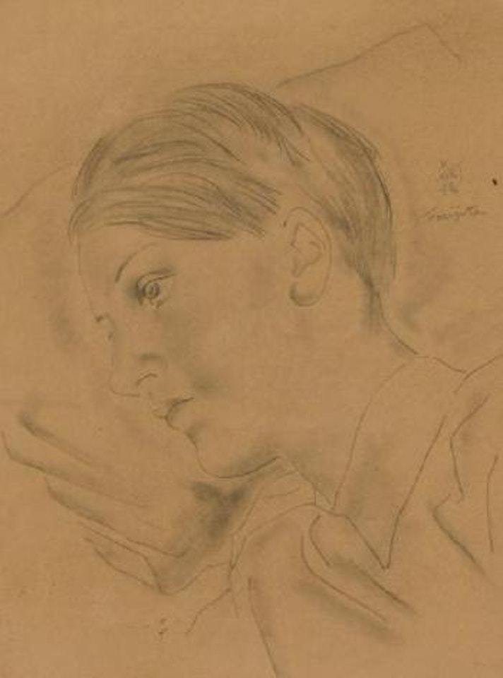 Femme Pensive by Leonard Tsuguharu Foujita