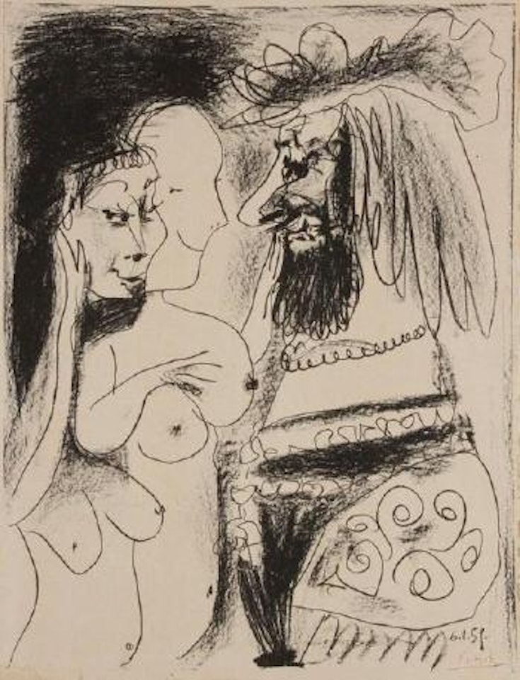 Le Vieux roi by Pablo Picasso