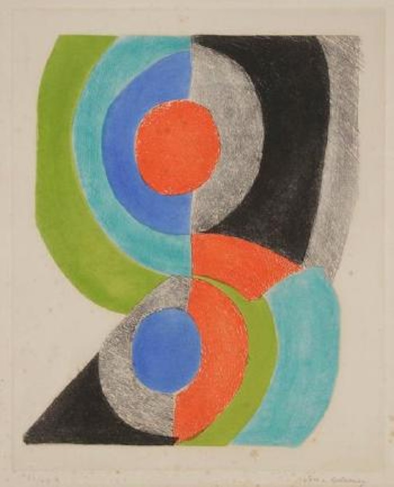 Composition aux cercles concentriques by Sonia Delaunay
