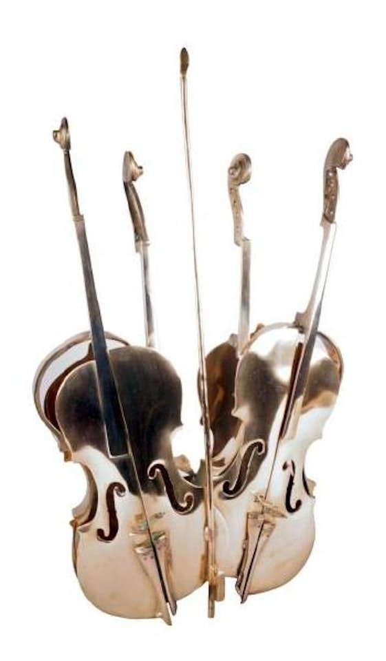 Double violon by Arman