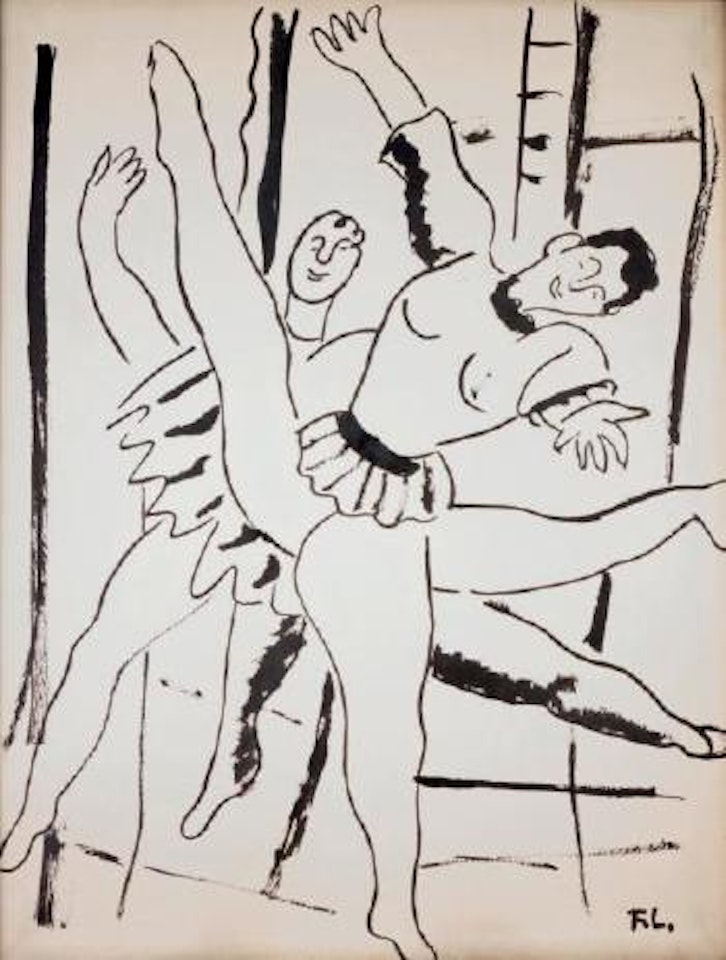 Les deux danseurs by Fernand Leger