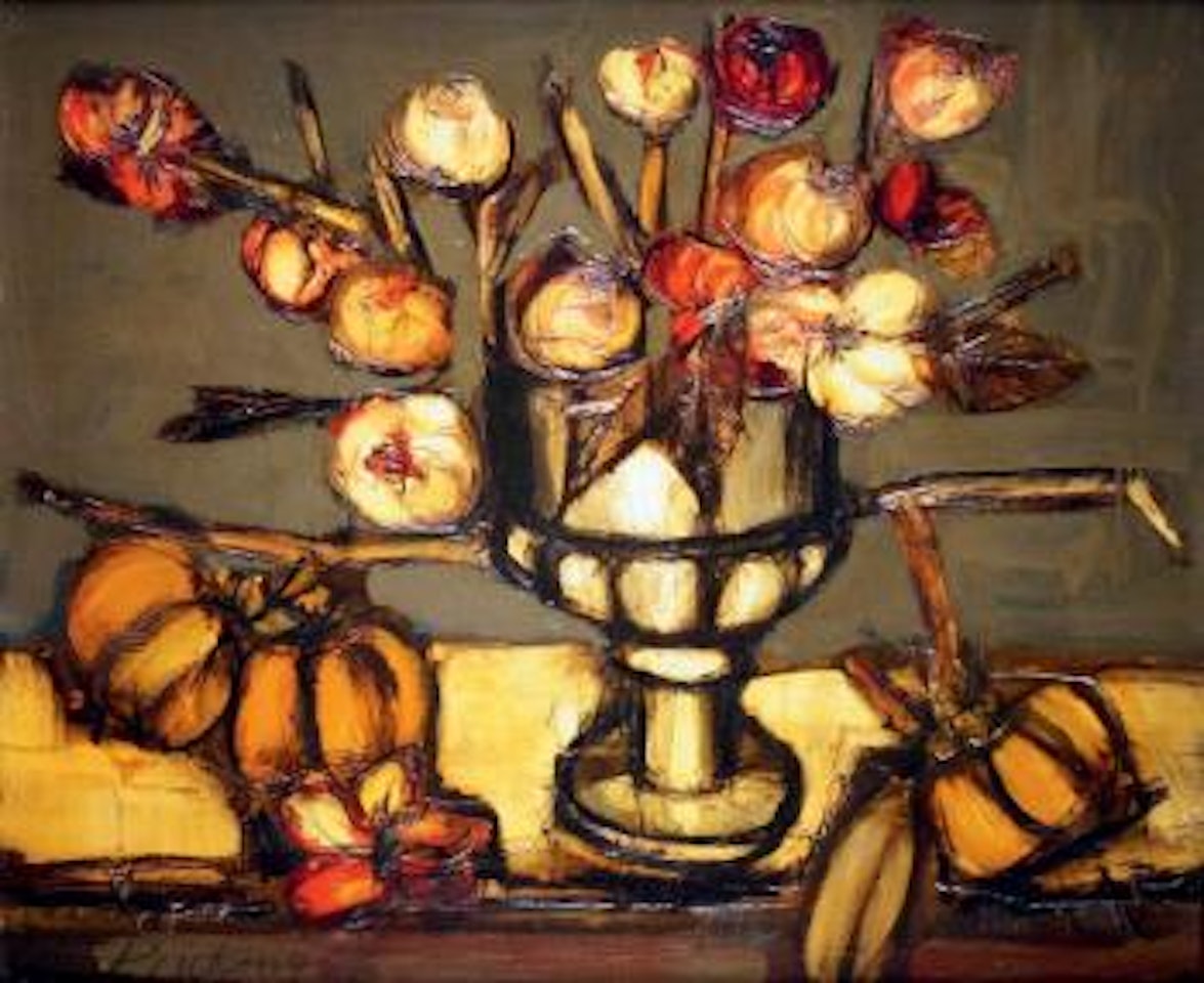 Nature morte au vase de coquelicots by Franz Priking