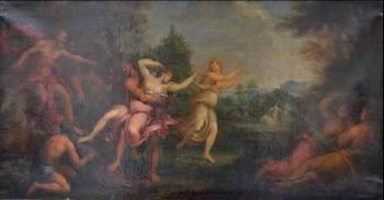L'enlèvement des Sabines by Roman School