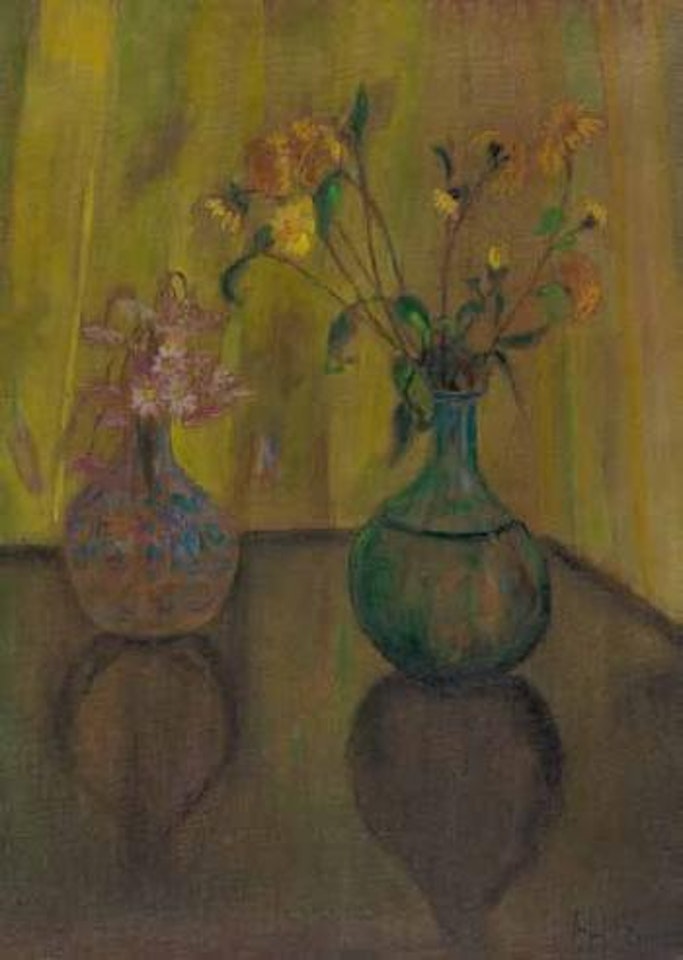 Gelbes Stilleben by Erich Heckel