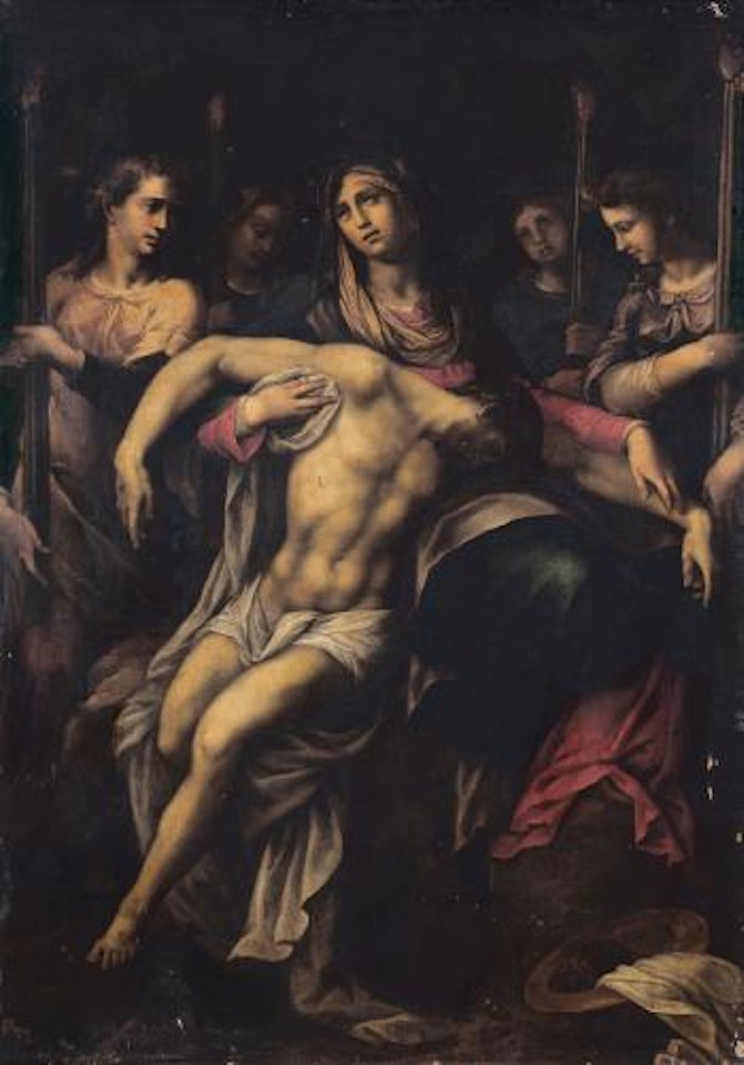 Pietà by Roman School