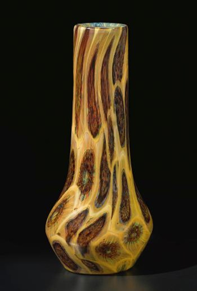 Tesserae Paperweight Vase by Tiffany Studios