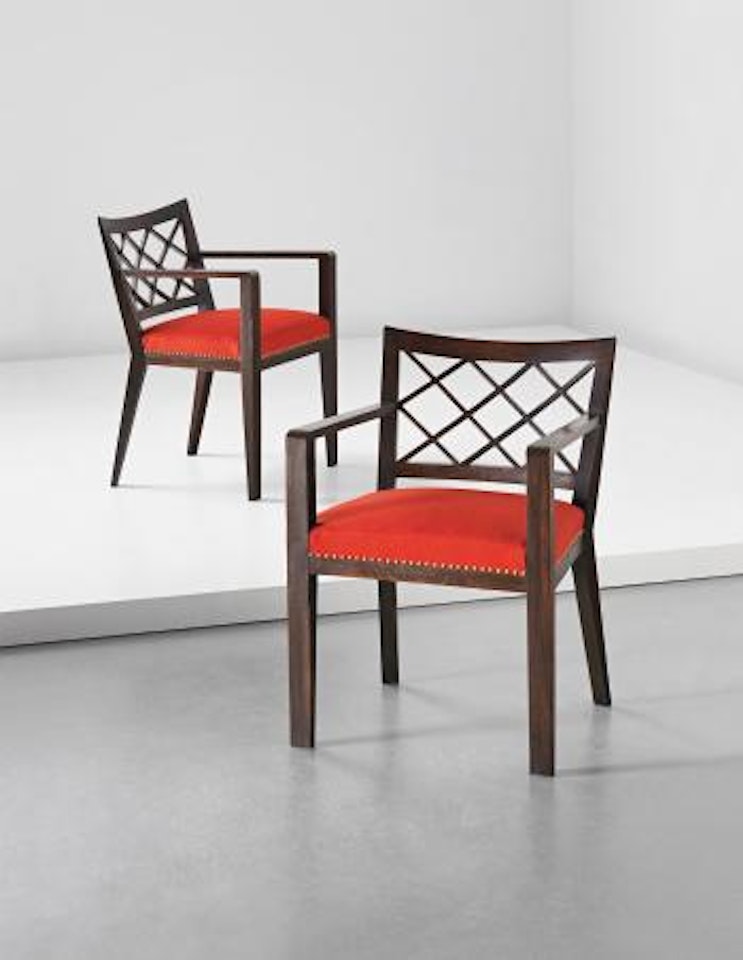 Croisillon armchairs by Jean Royere