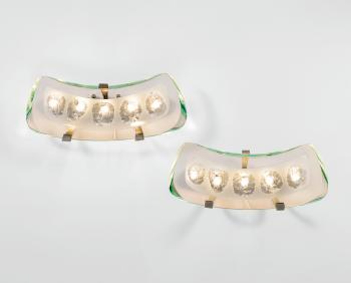 Wall Sconces, Model No. 1598 by Max Ingrand