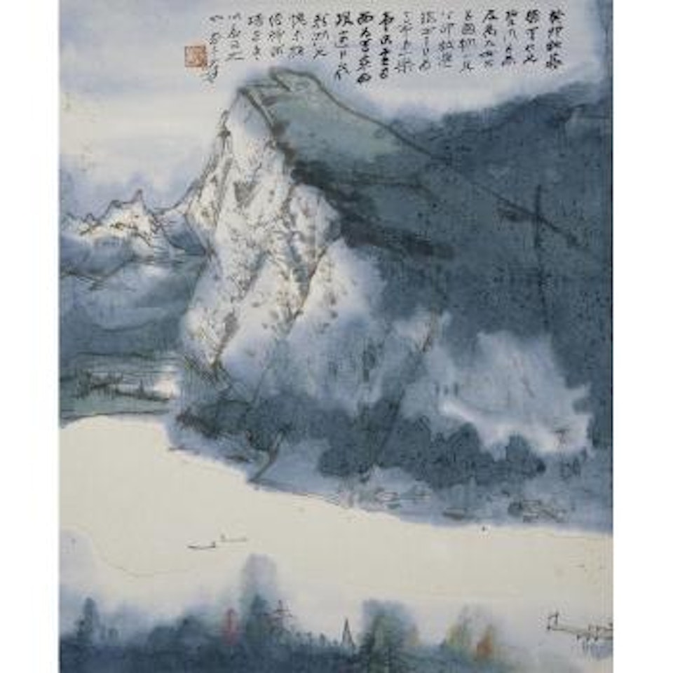 Landscape in Switzerland by Zhang Daqian