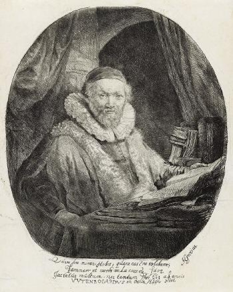 Jan Uytenbogaert, Preacher of the Remonstants by Attributed to Rembrandt Harmensz van Rijn