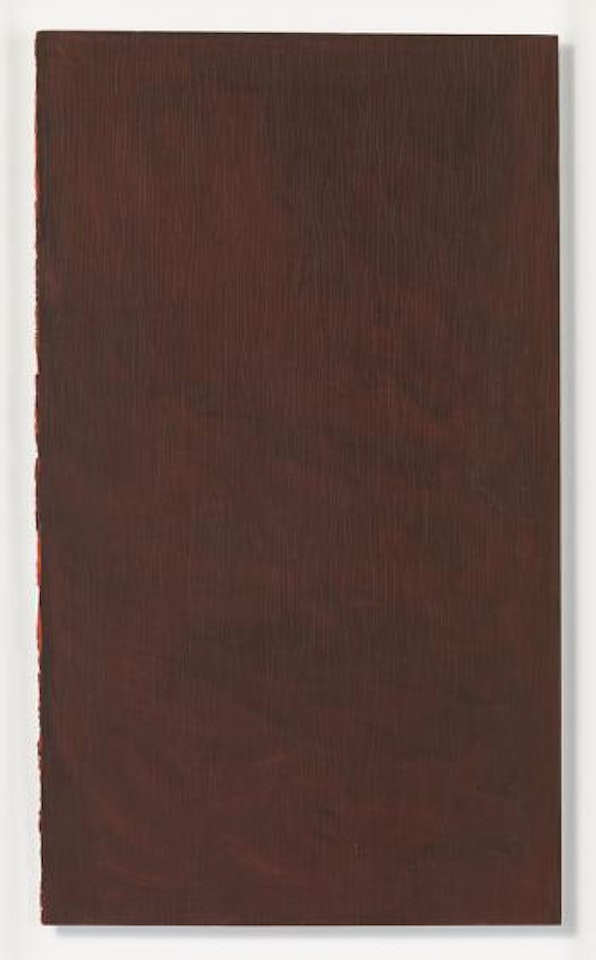 Vertical lines, not straight, not touching by Sol LeWitt