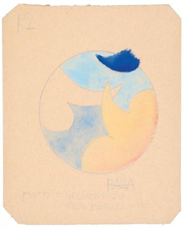 Motivo decorativo per paralume by Giacomo Balla