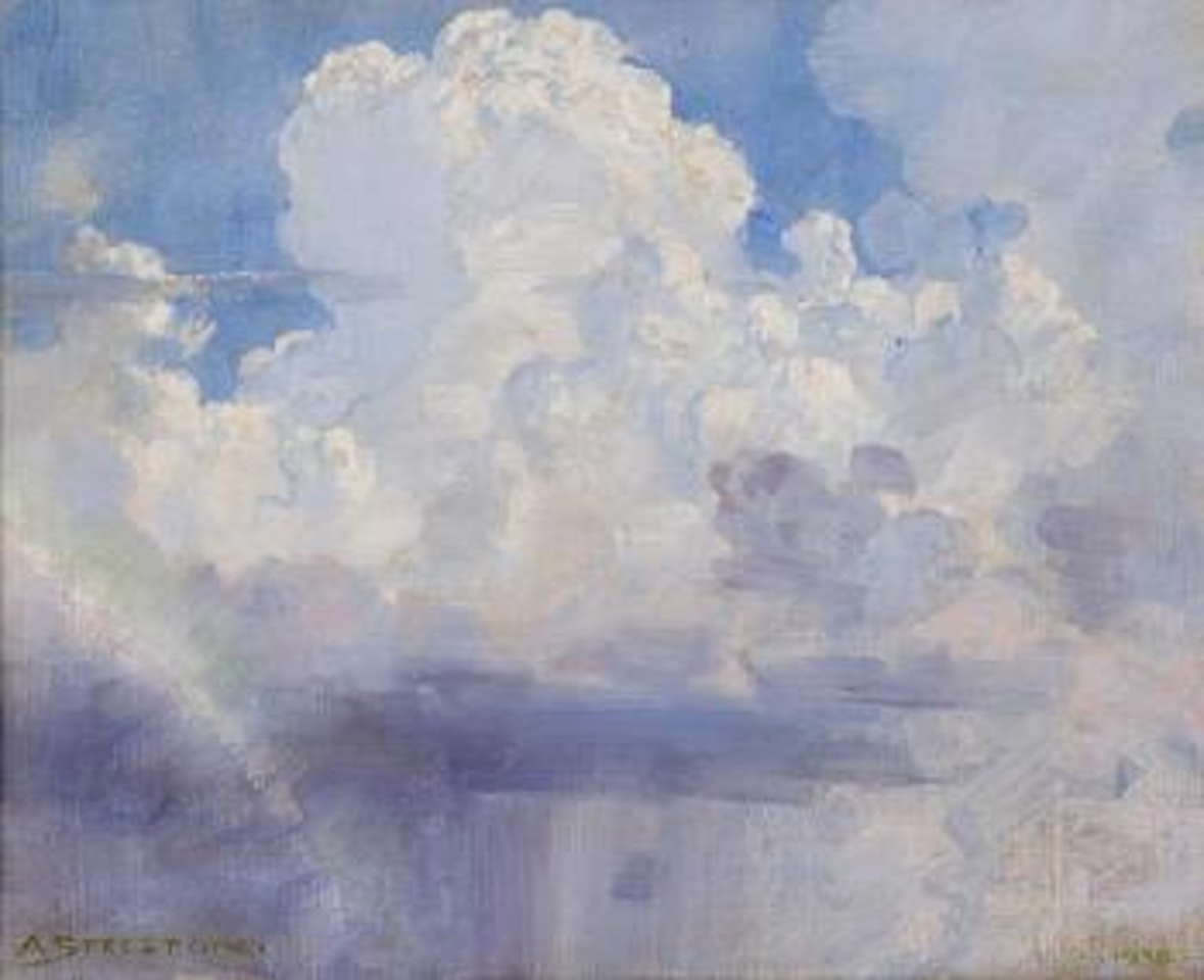 Cloudy study by Arthur Ernest Streeton