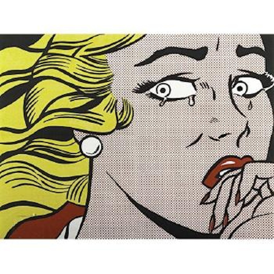 Crying girl by Roy Lichtenstein