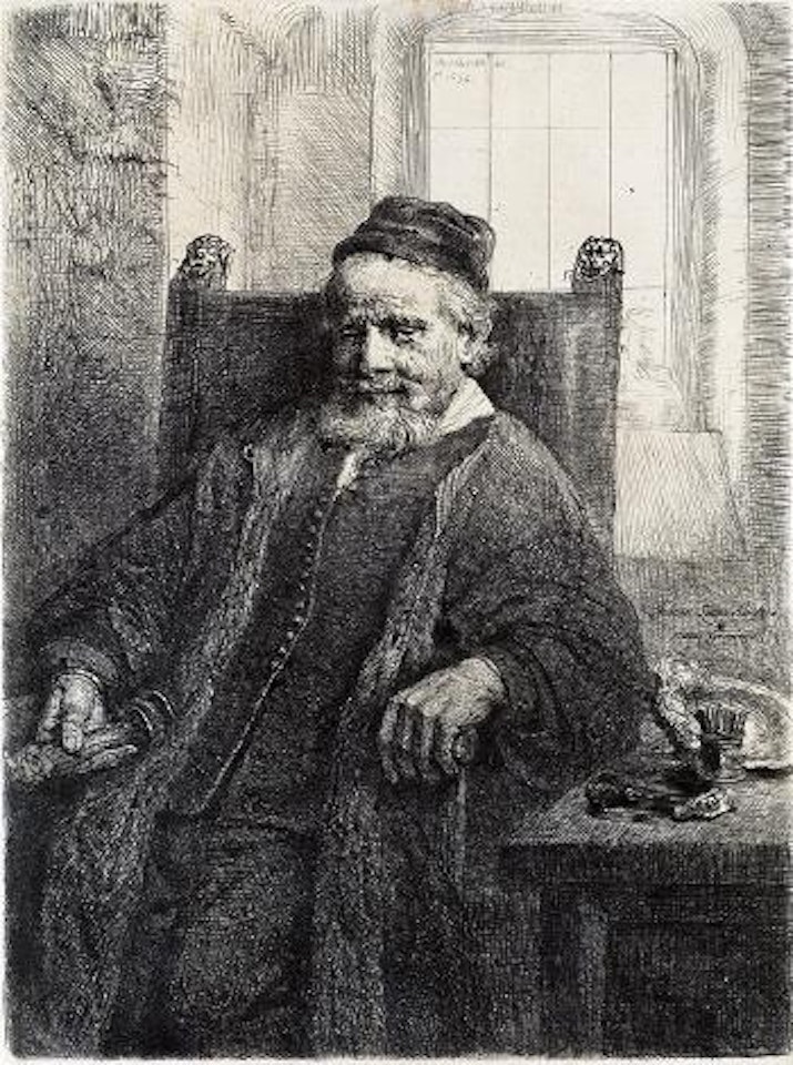 Jan Lutma, Goldsmith by Attributed to Rembrandt Harmensz van Rijn