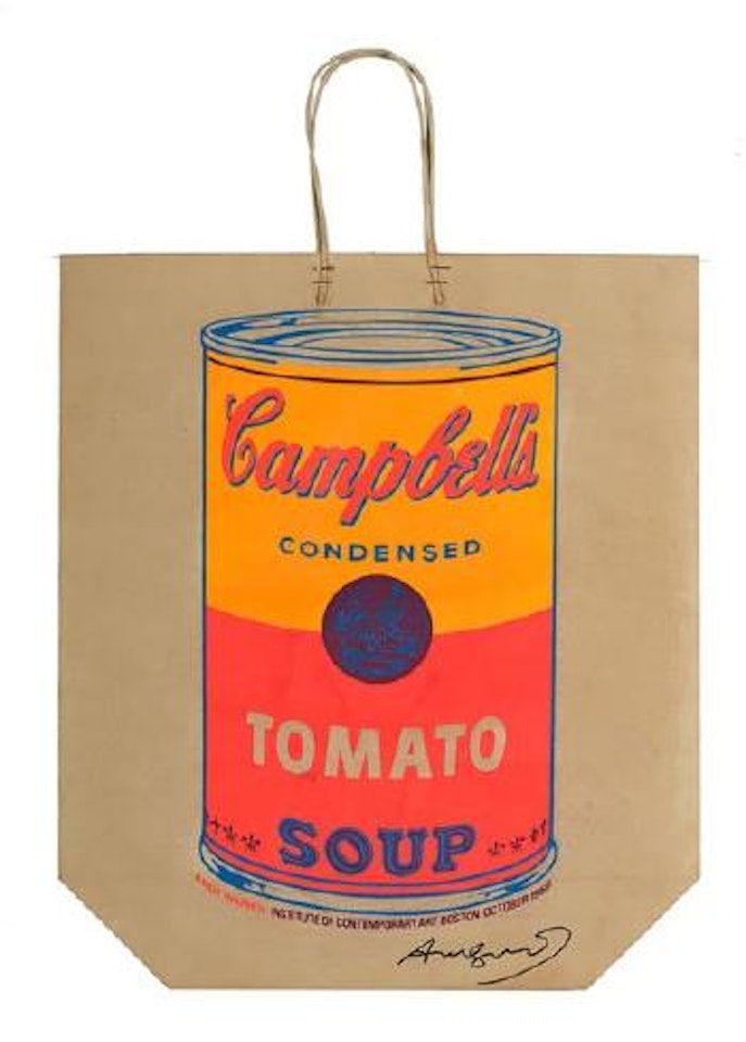 Cambell's shopping bag by Andy Warhol