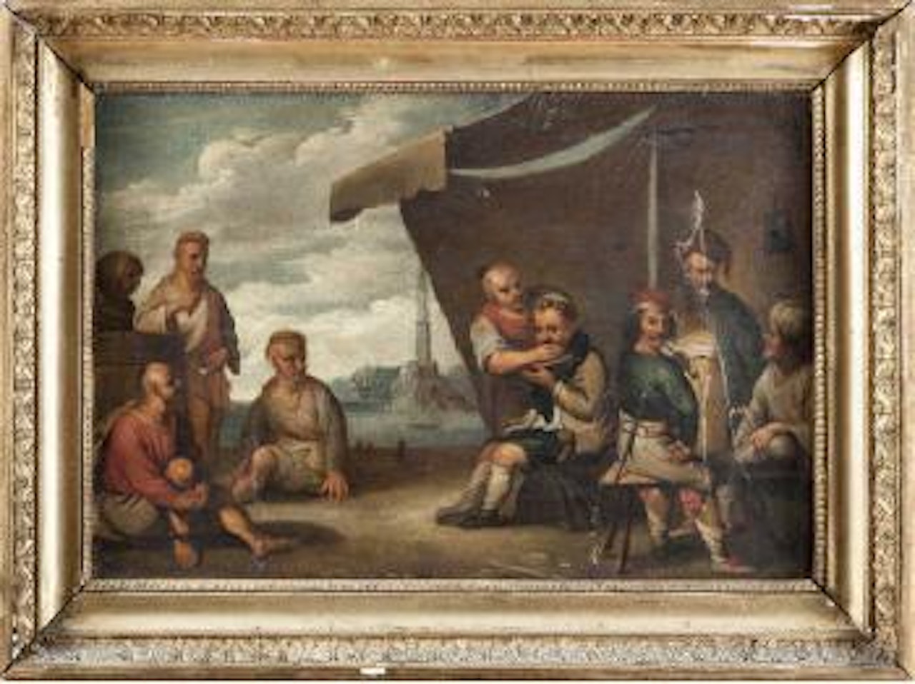 Le barbier ambulant by Cornelis de Wael