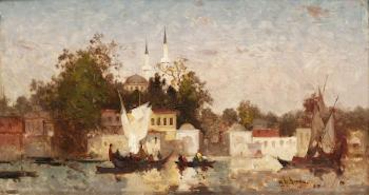 Sur les rives du Bosphore by Germain-Fabius Brest
