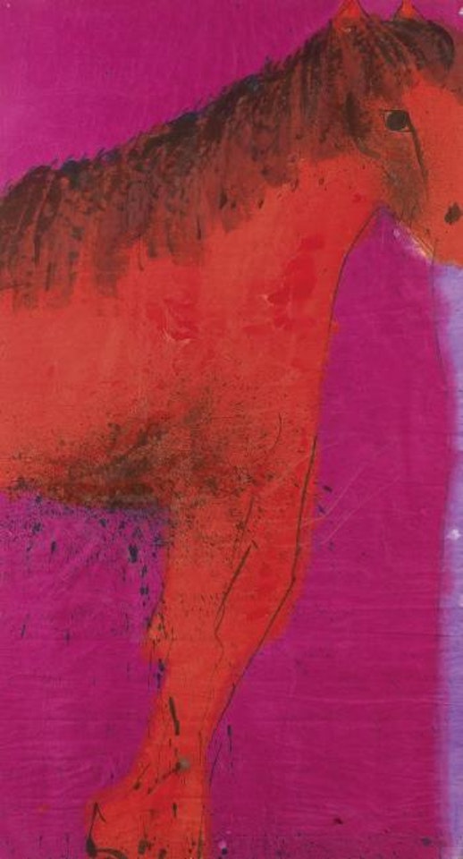 Cheval rouge by Walasse Ting