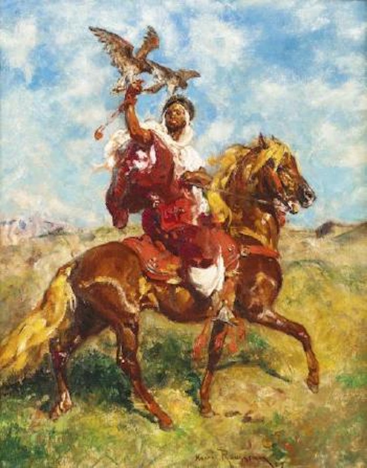 Fauconnier arabe by Henri Émilien Rousseau