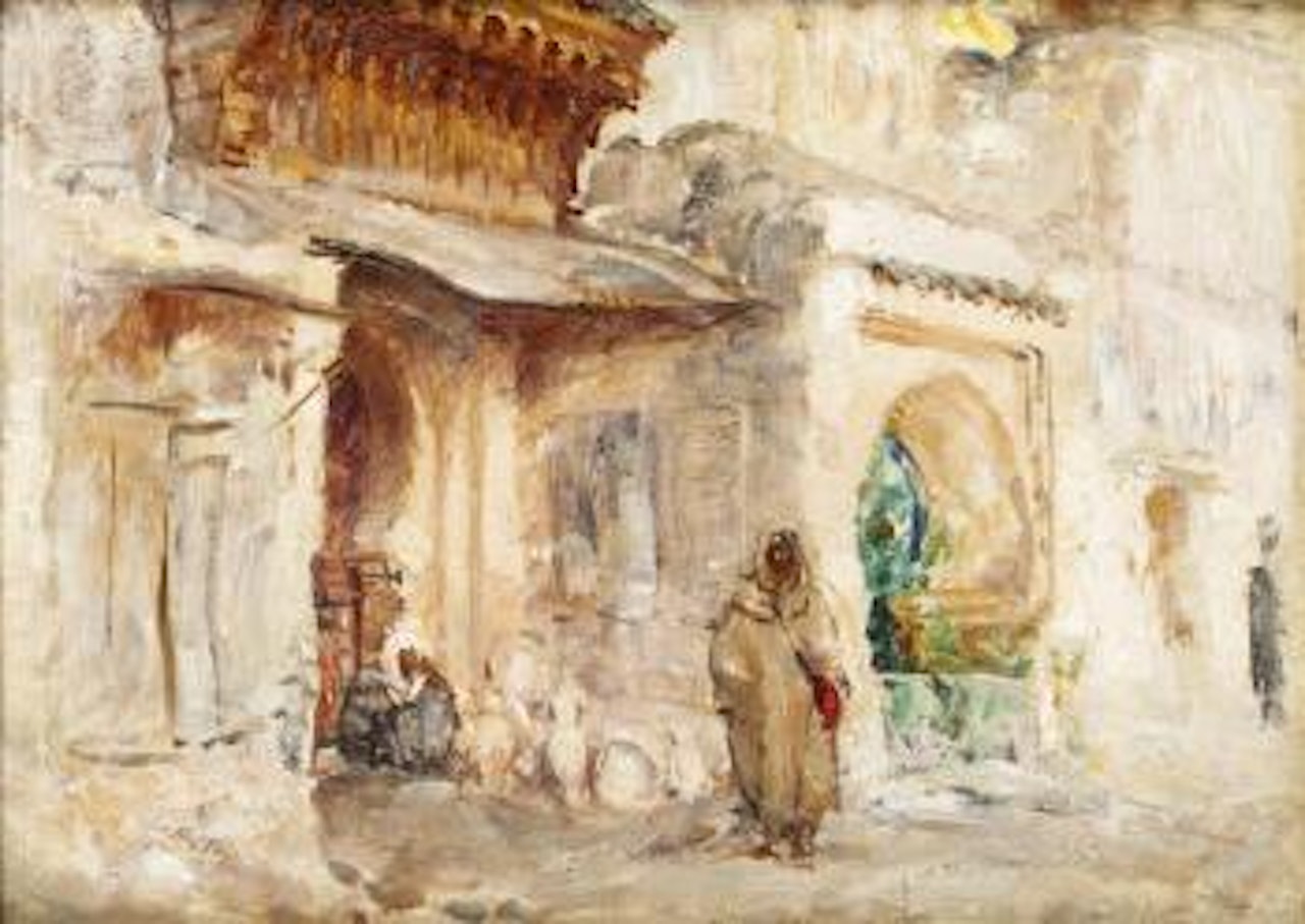 Fontaine Néjarine, Fès by Henri Émilien Rousseau