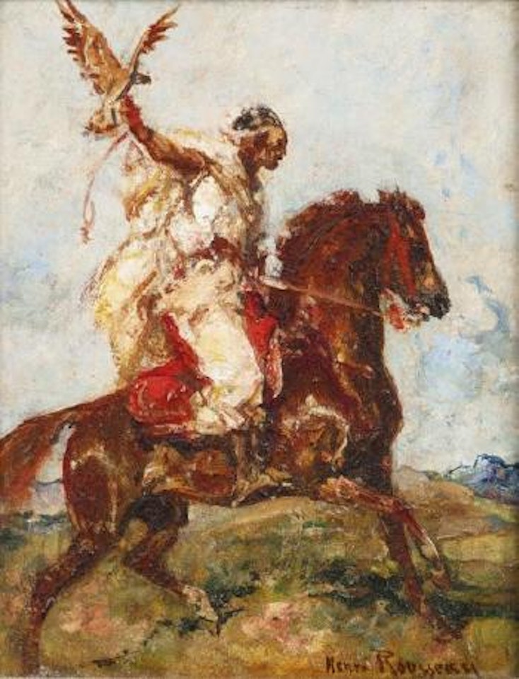 Lanceur de faucon no 9 by Henri Émilien Rousseau