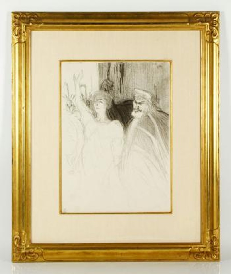 Bartet et Mounet-Sully dans Antigone by Henri de Toulouse-Lautrec