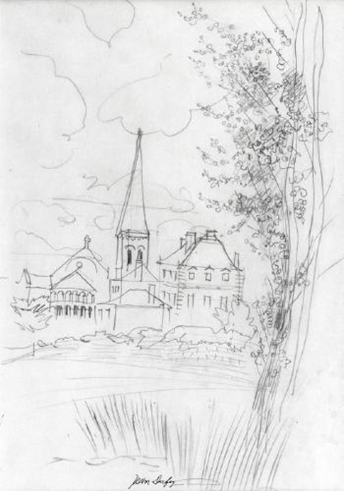 L'église de Preuilly sur Claise by Jean Dufy