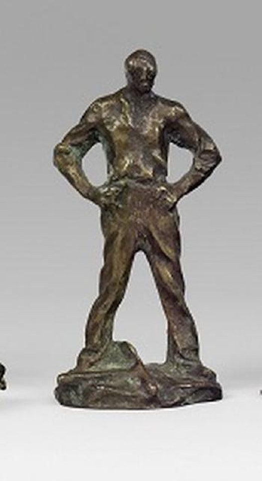 Paveur, un outil à ses pieds by Aime Jules Dalou
